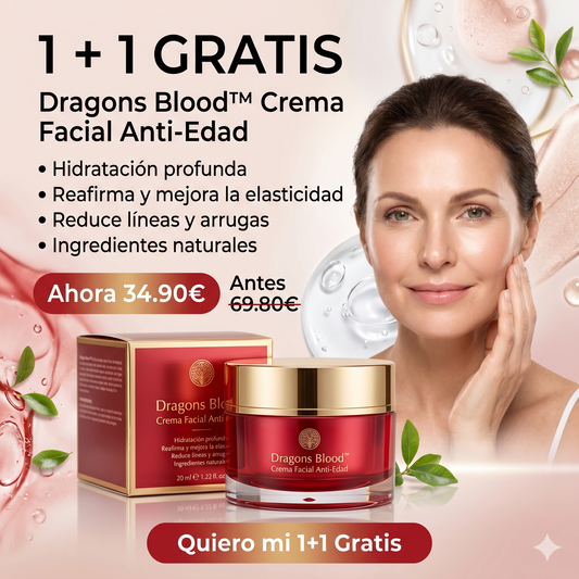 1 + 1 Gratis / Dragons Blood™ Crema Facial Anti-Edad