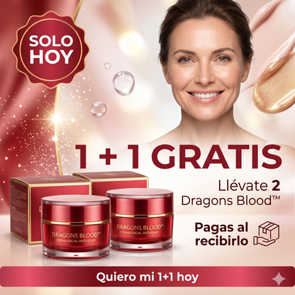 1 + 1 Gratis / Dragons Blood™ Crema Facial Anti-Edad